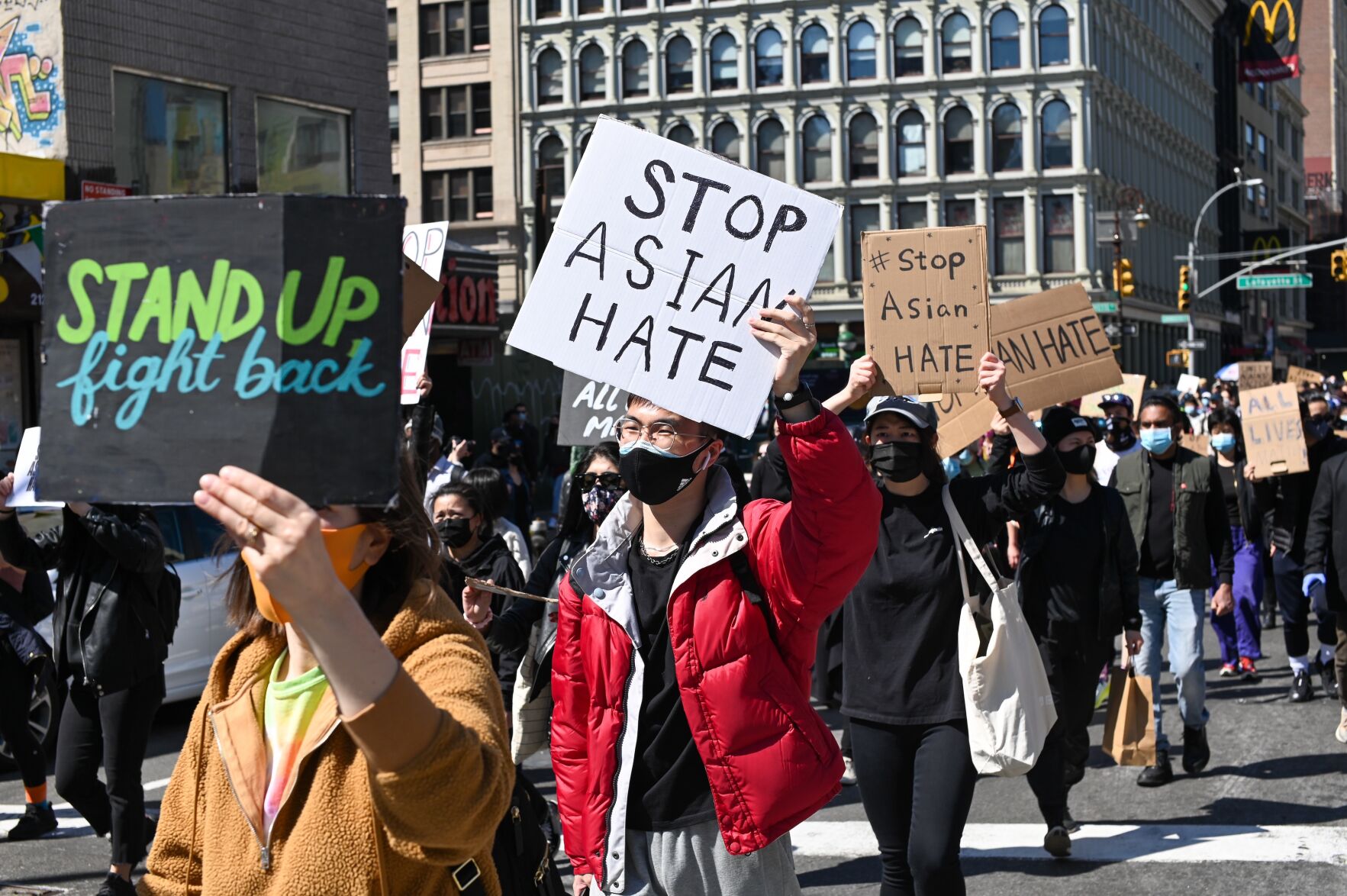 Asian hate protest